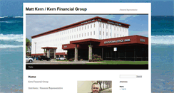 Desktop Screenshot of kernfinancialgroup.com