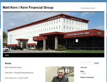 Tablet Screenshot of kernfinancialgroup.com